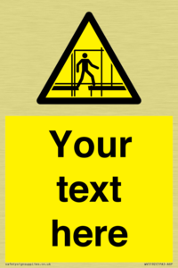 Custom Scaffold Incomplete Sign